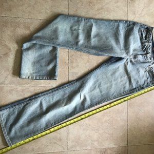 Bootcut Distressed, Faded Arizona Jeans Size 9